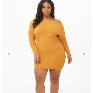 Forever 21+ Off The Shoulder Bodycon Dress